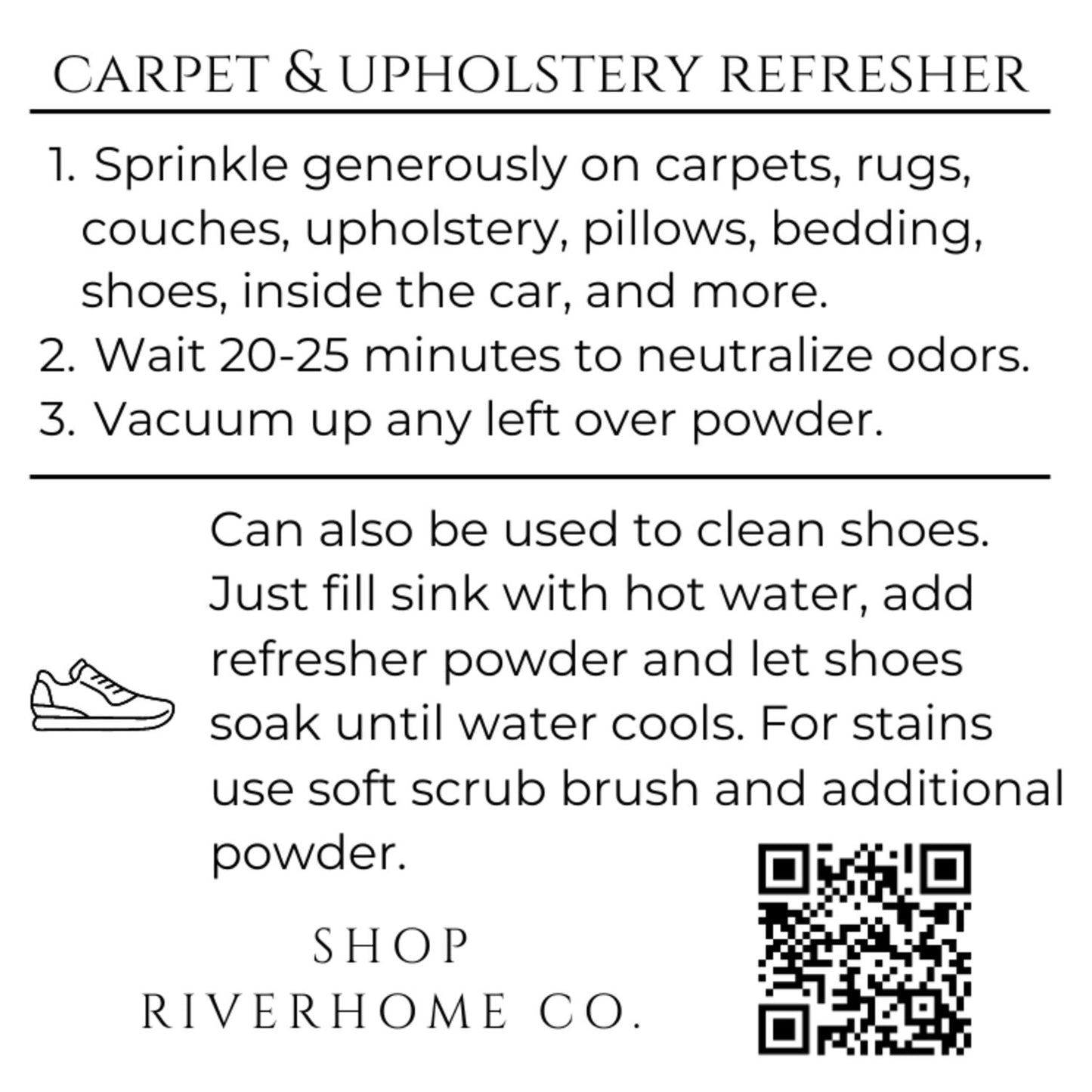 Carpet and Upholstery Refresher