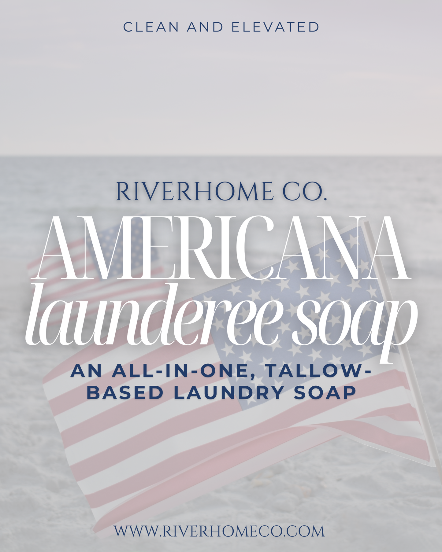 Americana Launderee | Tallow-based Laundry Soap LIMITED EDITION SCENT