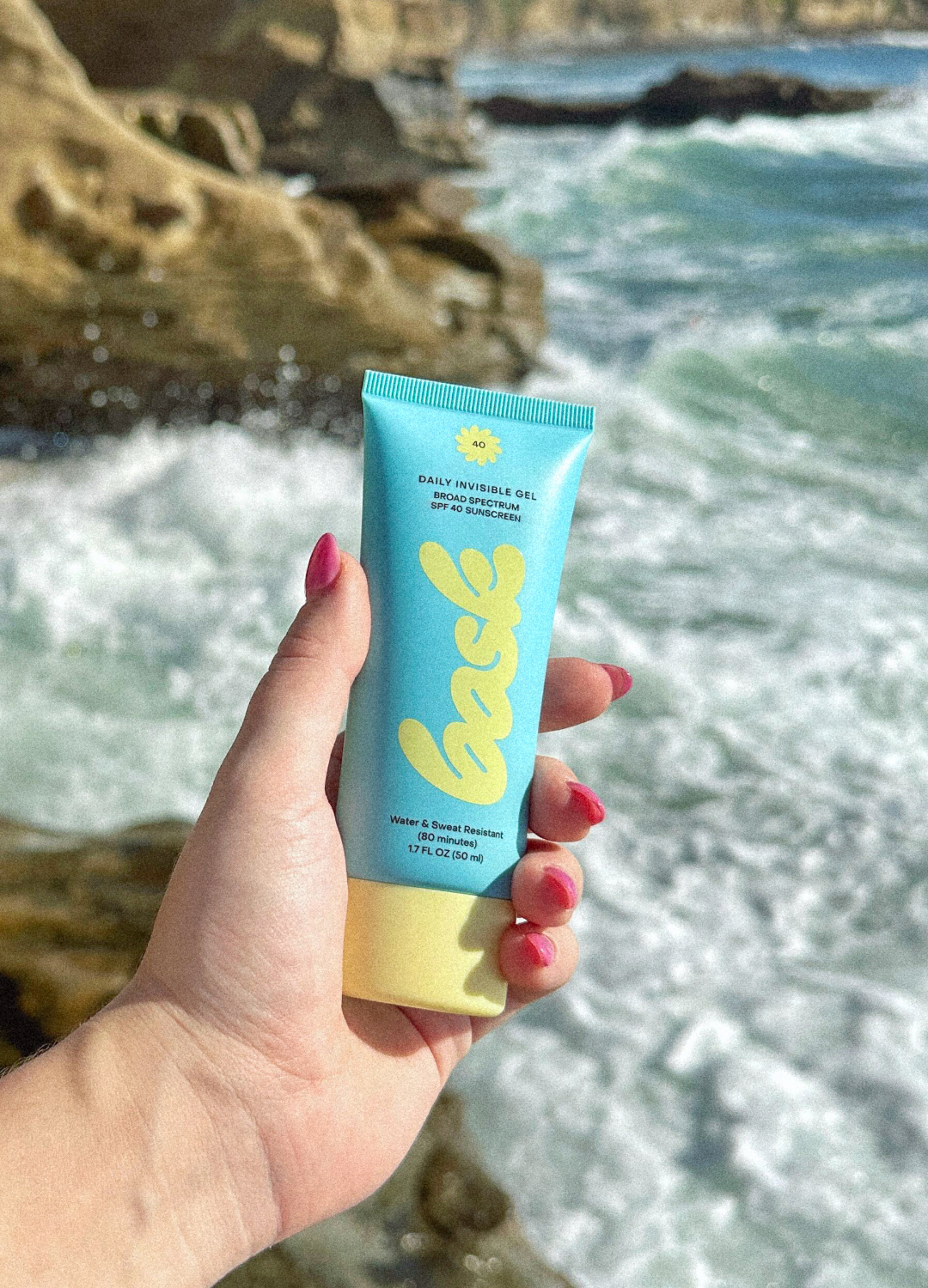 Bask SPF 40 Daily Invisible Gel Face Sunscreen