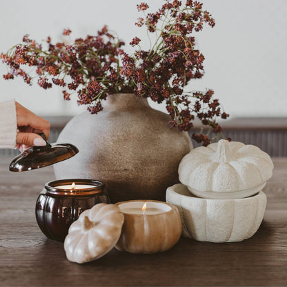 Pumpkin Jar Soy Candle - Cashmere and Vanilla