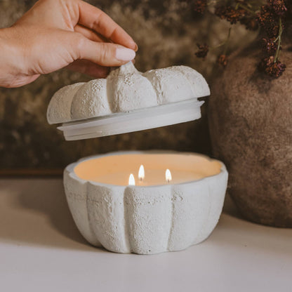 Pumpkin Jar Soy Candle - Cashmere and Vanilla