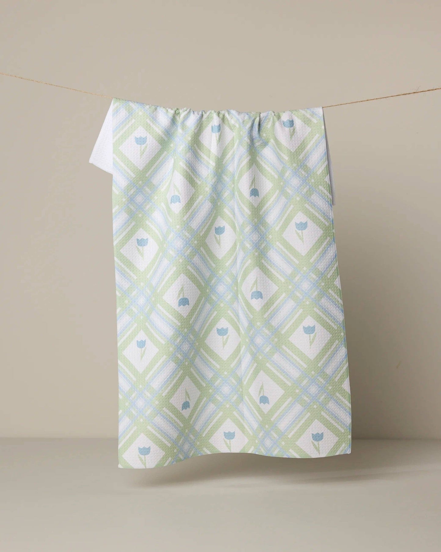 GEOMETRY Tulip Lattice Tea Towel