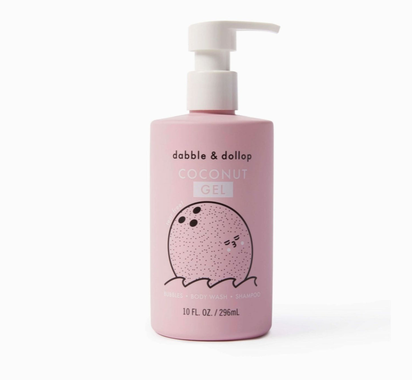 Dabble & Dollop All-Natural Coconut Shampoo, Body Wash & Bubbles