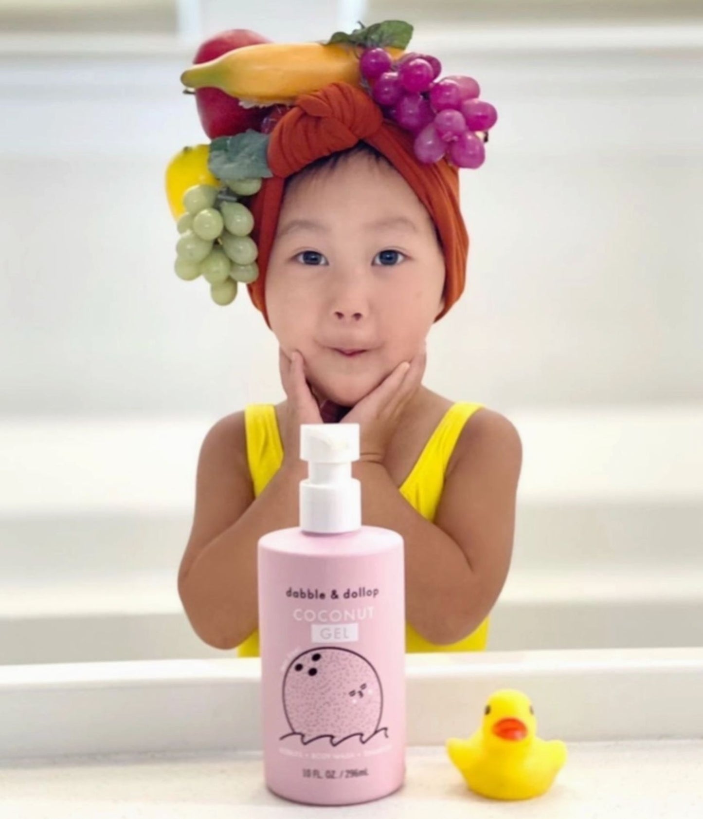 Dabble & Dollop All-Natural Coconut Shampoo, Body Wash & Bubbles