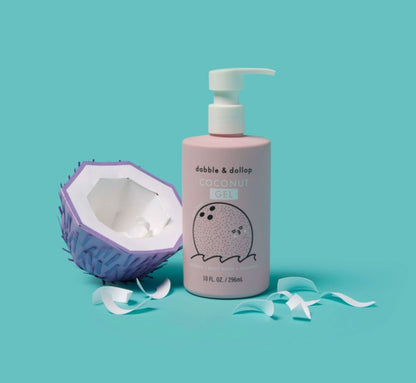 Dabble & Dollop All-Natural Coconut Shampoo, Body Wash & Bubbles