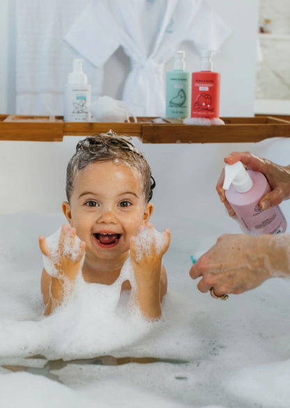 Dabble & Dollop All-Natural Coconut Shampoo, Body Wash & Bubbles