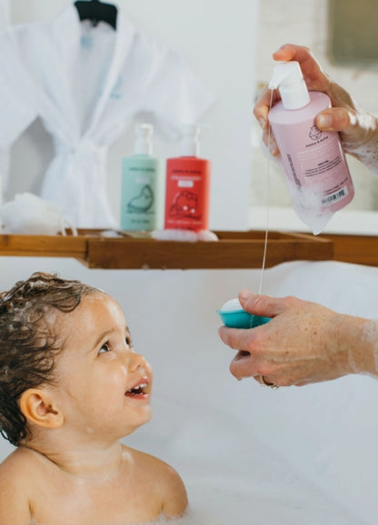 Dabble & Dollop All-Natural Coconut Shampoo, Body Wash & Bubbles