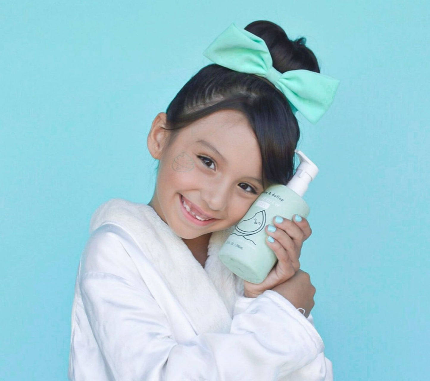 Dabble & Dollop All-Natural Honeydew Shampoo, Body Wash & Bubbles