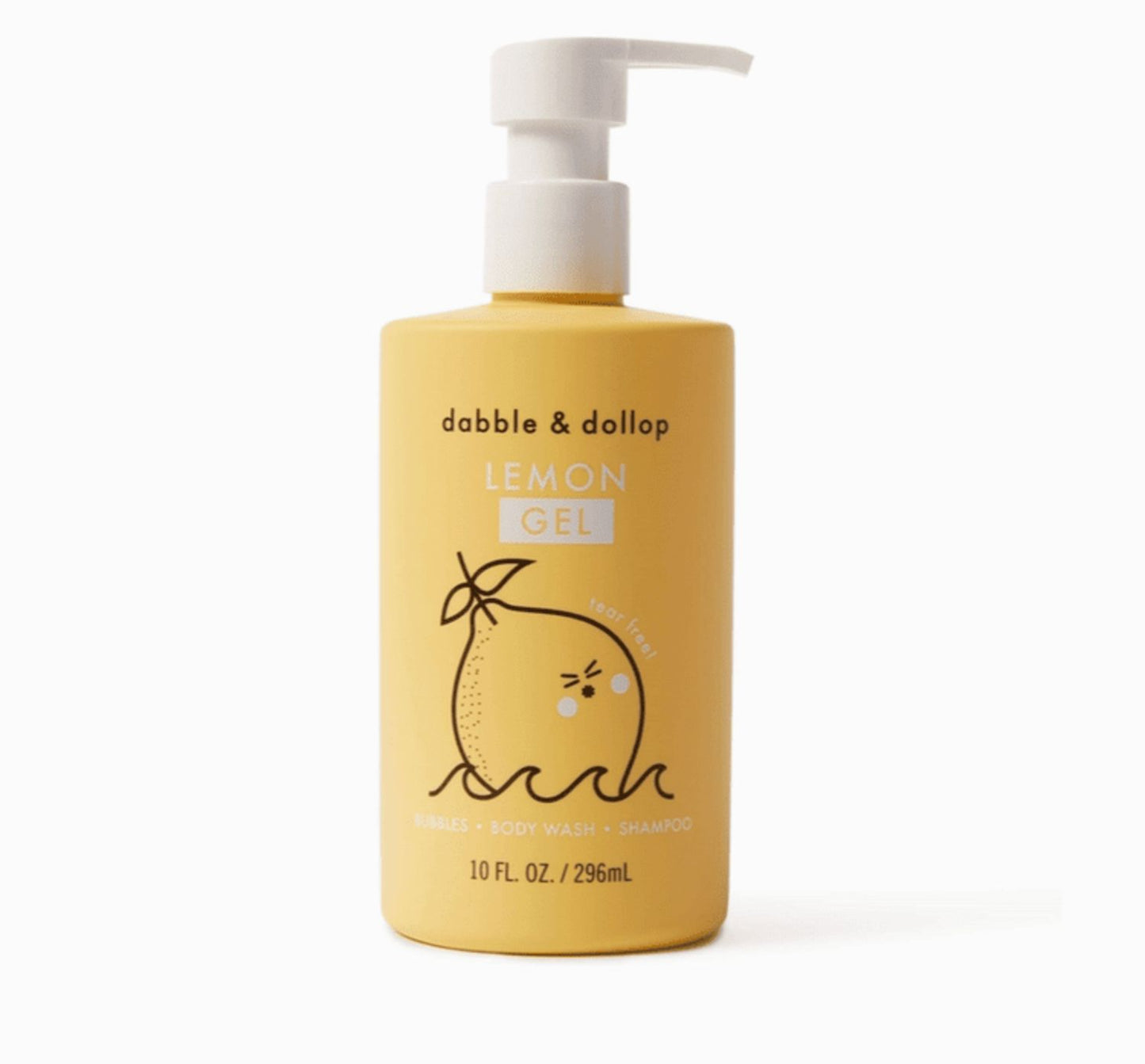 Dabble & Dollop All-Natural Lemon Shampoo, Body Wash & Bubbles