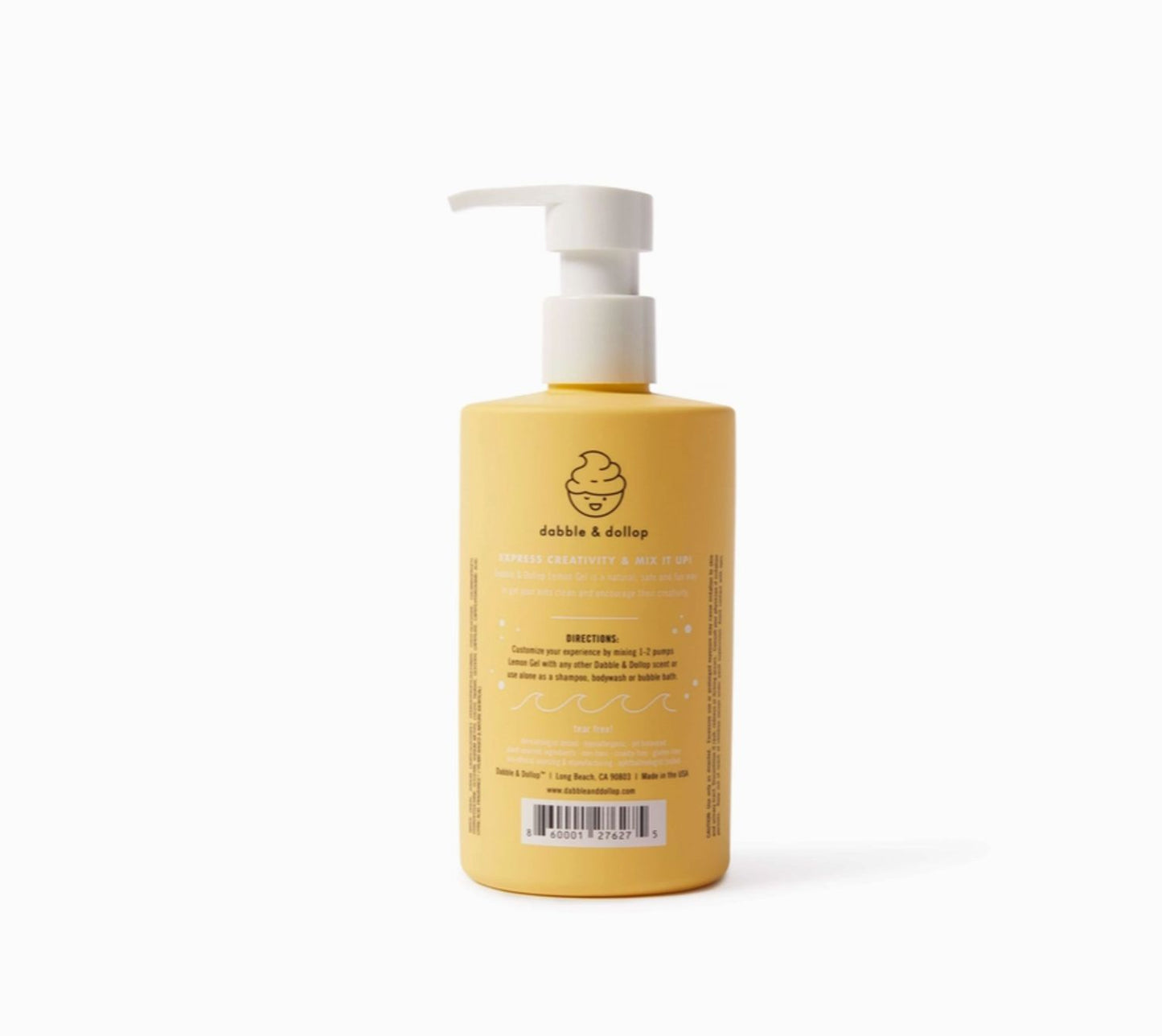 Dabble & Dollop All-Natural Lemon Shampoo, Body Wash & Bubbles