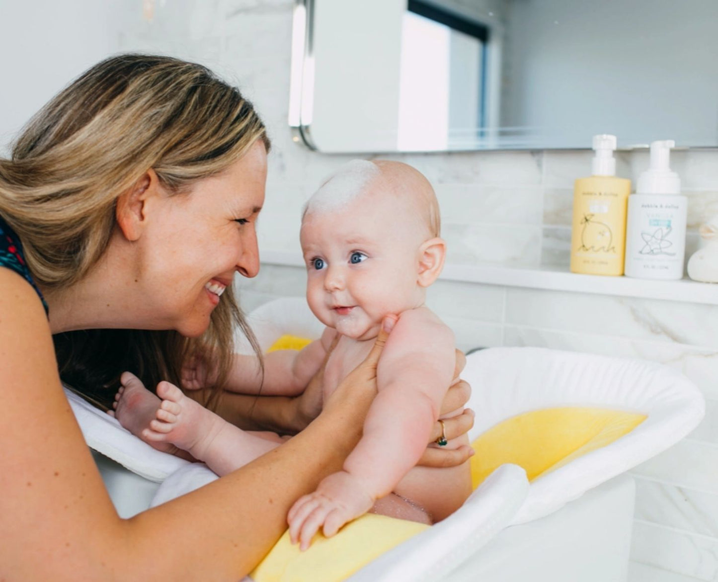 Dabble & Dollop All-Natural Lemon Shampoo, Body Wash & Bubbles