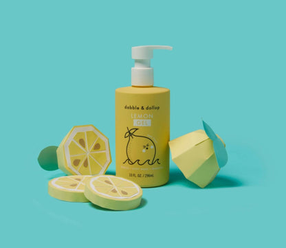 Dabble & Dollop All-Natural Lemon Shampoo, Body Wash & Bubbles