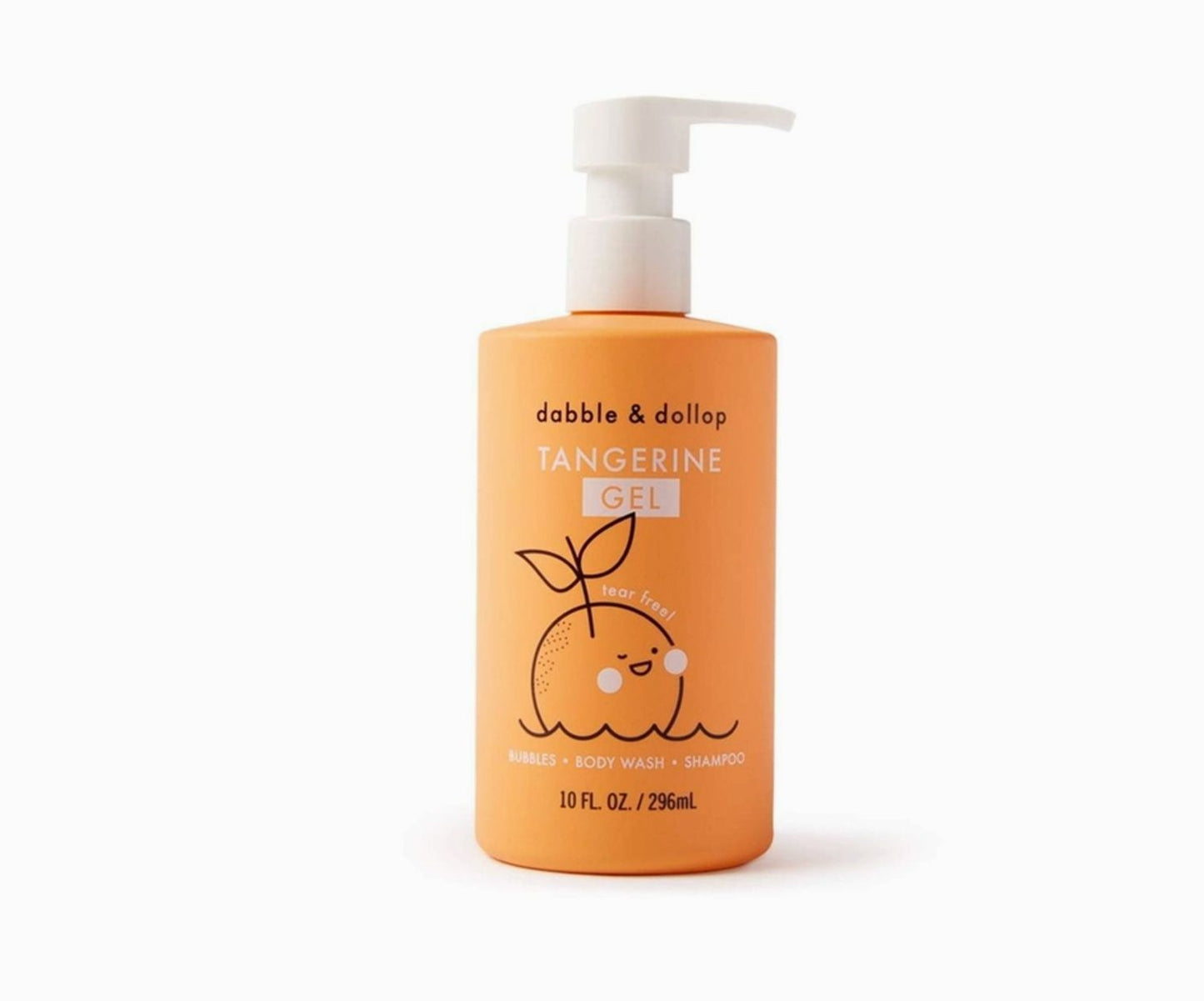 Dabble & Dollop All-Natural Tangerine Shampoo, Body Wash & Bubbles