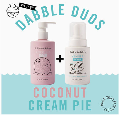 Dabble & Dollop Duo: Coconut Crème Pie Bath Duo with Mixing Bowl