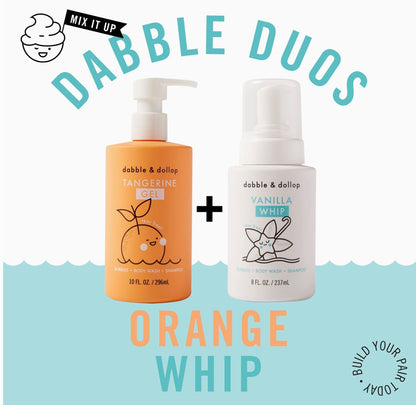 Dabble & Dollop Duo: Orange Whip Bath Duo with Mixing Bowl