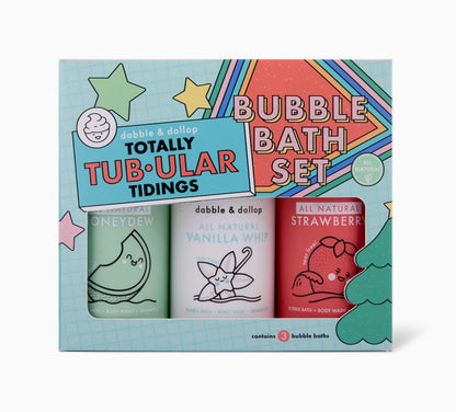 Dabble & Dollop Totally Tubular Holiday Bath Set