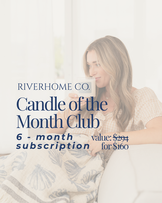 CANDLE OF THE MONTH CLUB SUBSCRIPTION BOX - 6 MONTHS