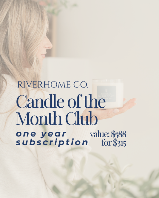 CANDLE OF THE MONTH CLUB SUBSCRIPTION BOX - ONE YEAR