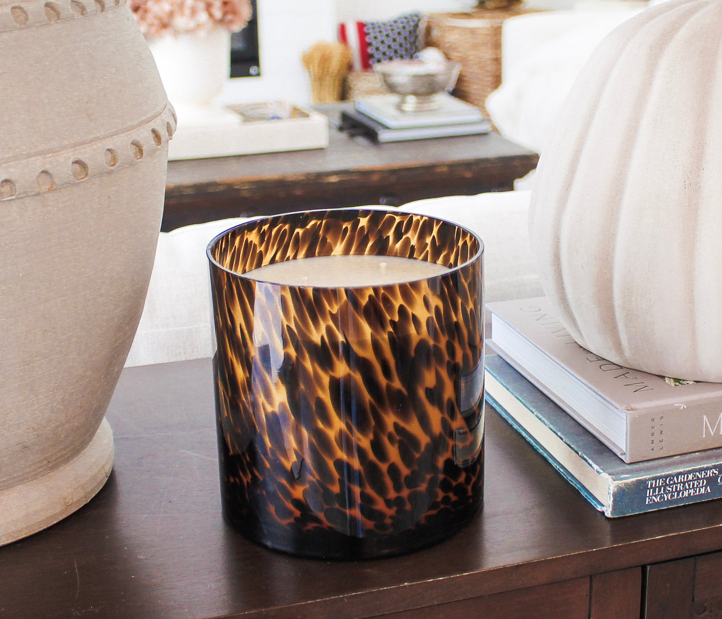 Limited Edition Tortoise Statement Candle — Golden Maple