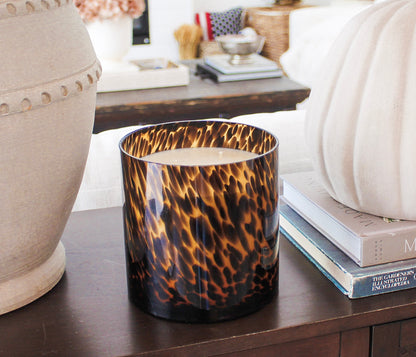 Limited Edition Tortoise Statement Candle — Golden Maple
