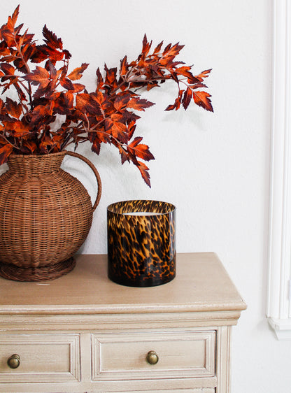 Limited Edition Tortoise Statement Candle — Golden Maple