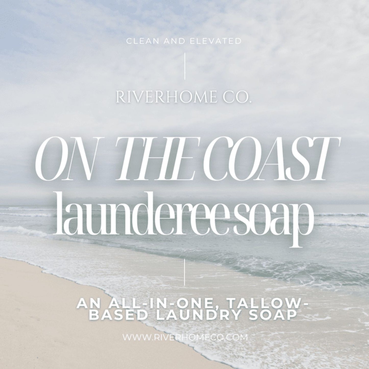 On the Coast Launderee | Tallow-based Laundry Soap LIMITED EDITION SCENT