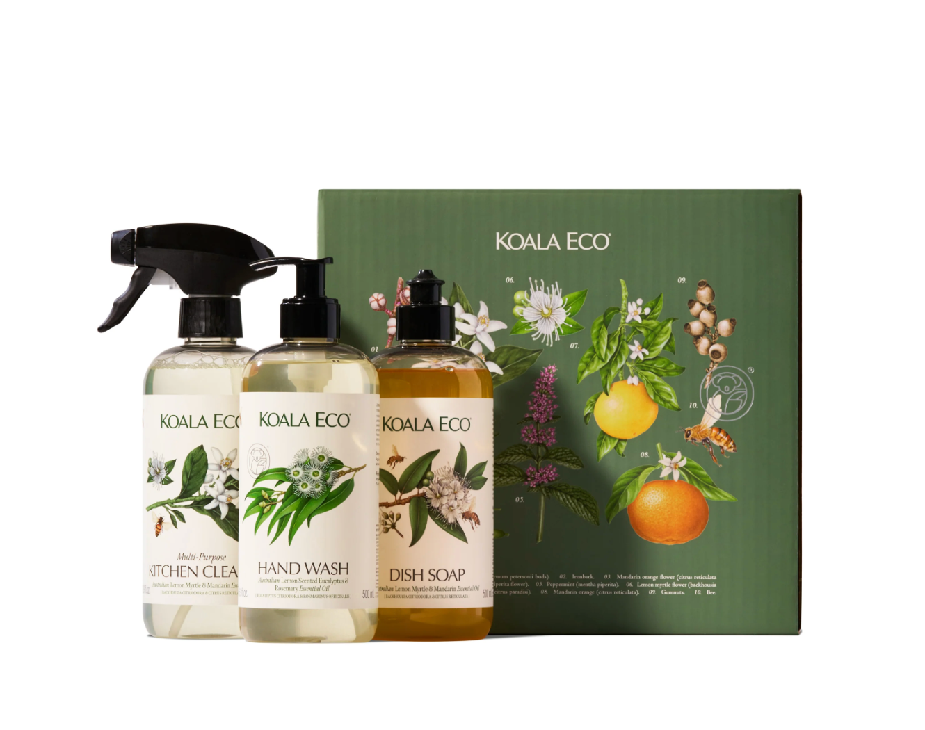 KOALA ECO STARTER COLLECTION - Hand Wash, Dish Soap, Kitchen Cleaner