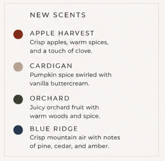 Fall Room Sprays