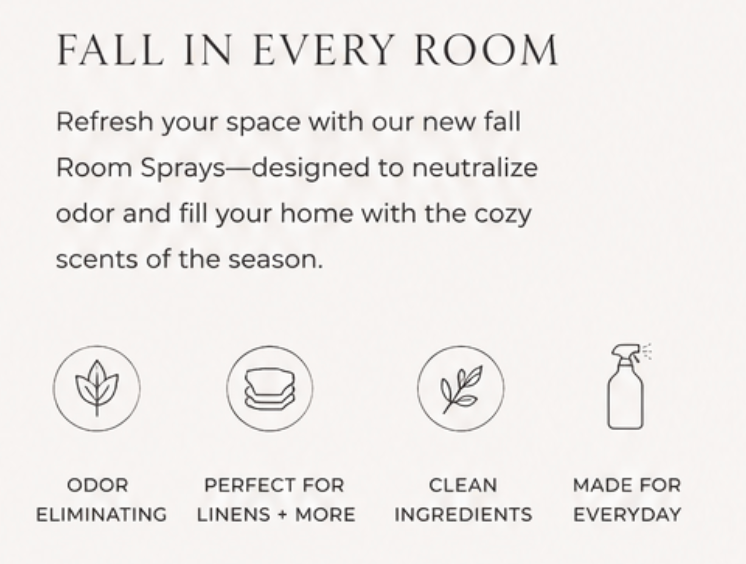 Fall Room Sprays