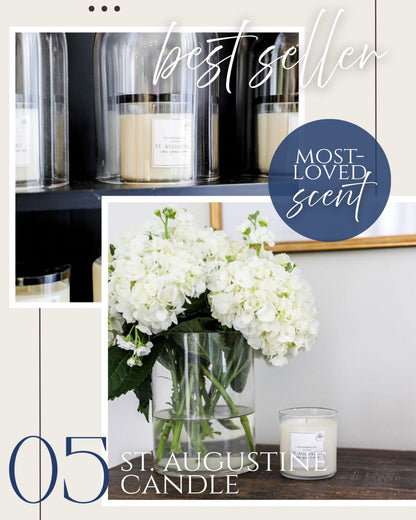 WHOLESALE - St. Augustine Soy Candle set of three