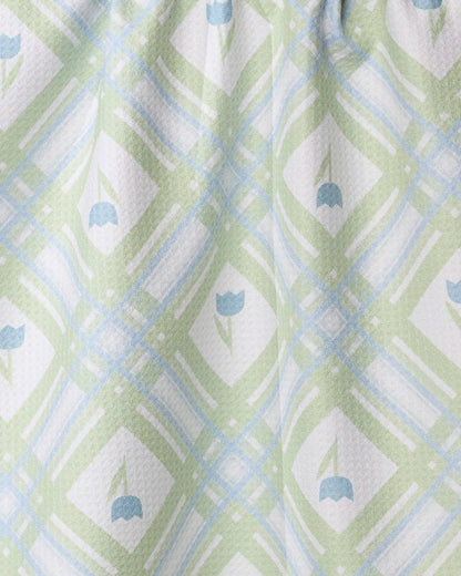 GEOMETRY Tulip Lattice Tea Towel