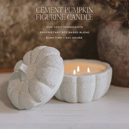 Pumpkin Jar Soy Candle - Cashmere and Vanilla